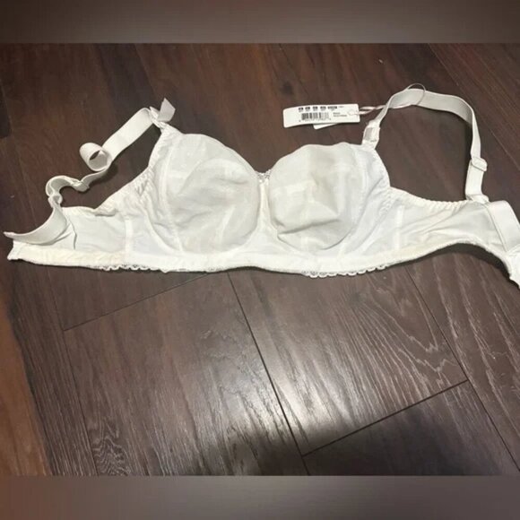 NWT Freya nursing bra size 30FF Elegant, white, adjustable, thick strap - Picture 10 of 10
